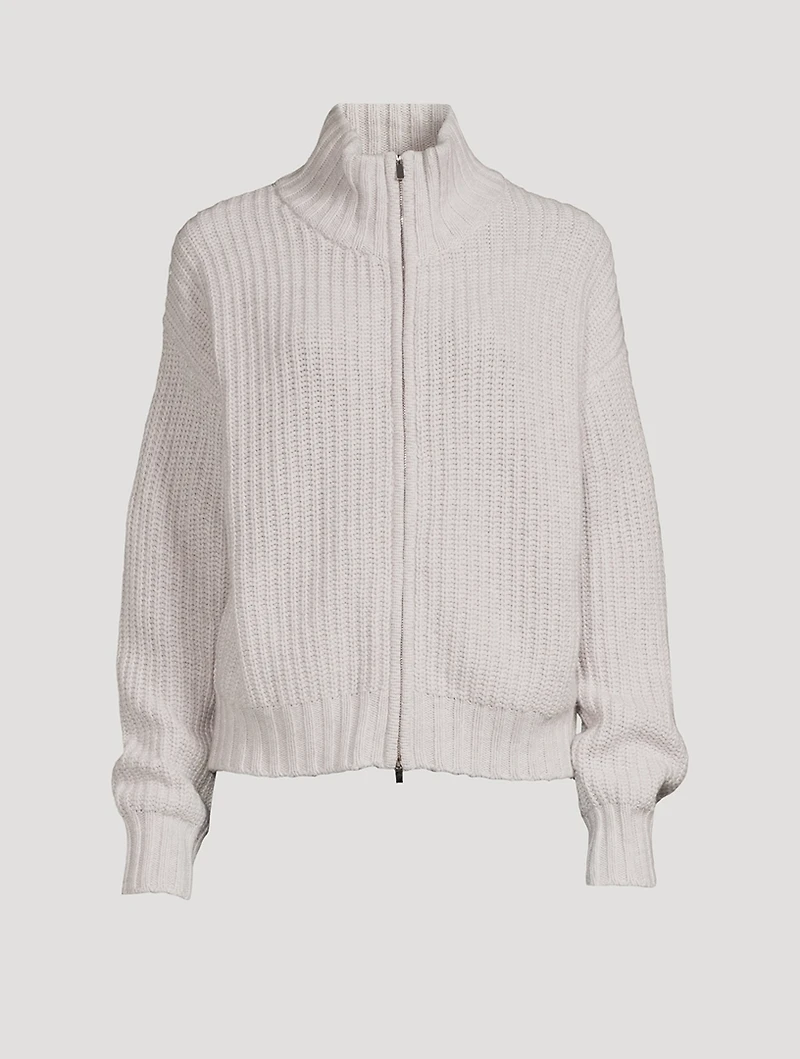 Zip-Front Cardigan