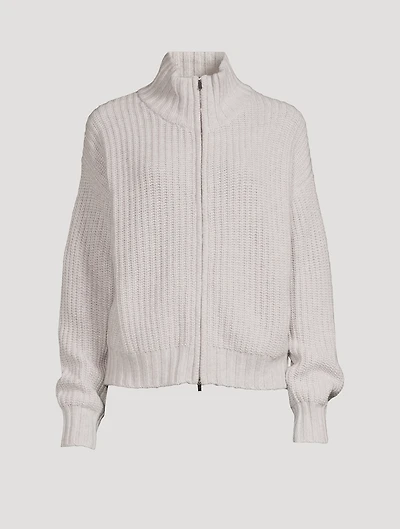 Zip-Front Cardigan