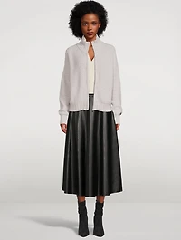 Zip-Front Cardigan