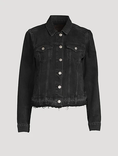 Rowan Raw-Hem Denim Jacket