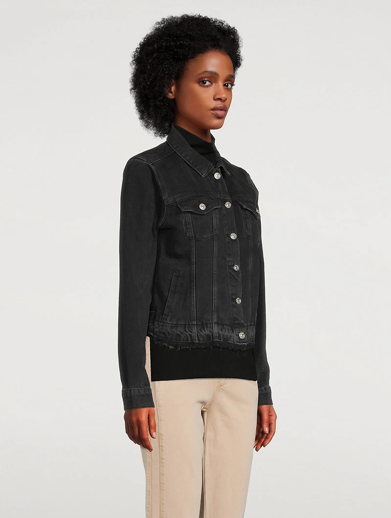 Rowan Raw-Hem Denim Jacket