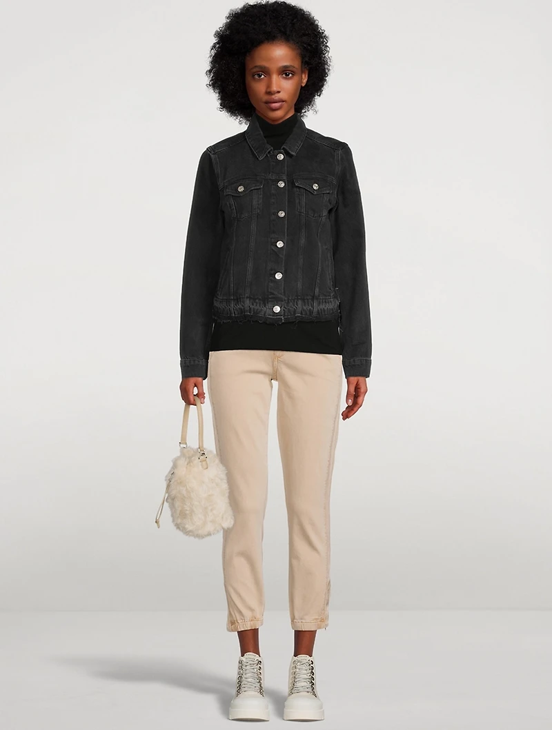 Rowan Raw-Hem Denim Jacket