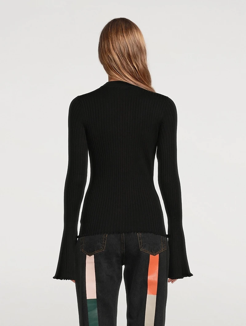 Iona Bell-Sleeve Sweater