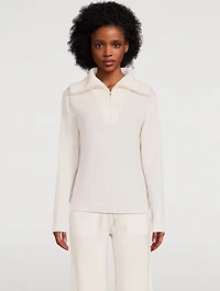 Cashmere Half-Zip Sweater