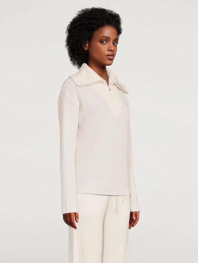 Cashmere Half-Zip Sweater