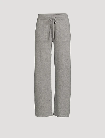 Cashmere Wide-Leg Joggers