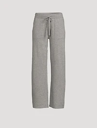 Cashmere Wide-Leg Joggers