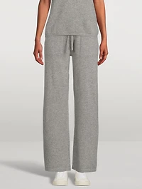 Cashmere Wide-Leg Joggers