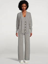 Cashmere Wide-Leg Joggers
