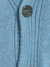 Cashmere Cap-Sleeve Wide Cardigan