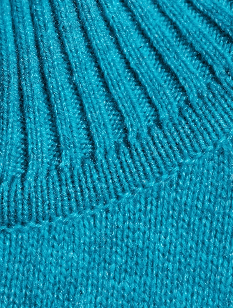 Cashmere High-Neck Sleeveless Sweater