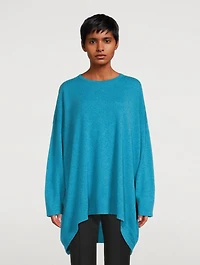 Cashmere High-Low Sweater