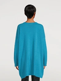 Cashmere High-Low Sweater