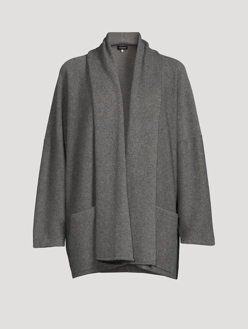 Silk And Cashmere Long Cardigan