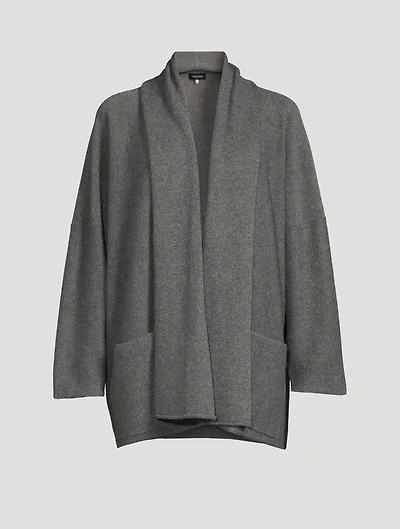 Silk And Cashmere Long Cardigan