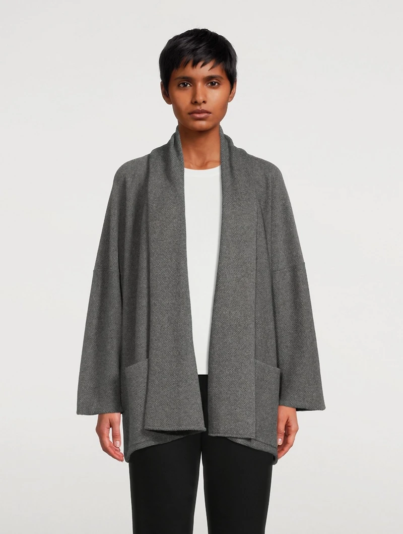 Silk And Cashmere Long Cardigan