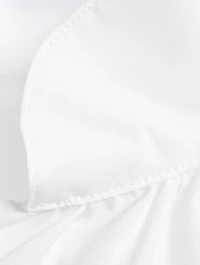 Sloped Shoulder A-Line Shirt