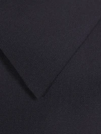 Wool-Blend Midi Shirt Dress