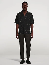 Short-Sleeve Shirt Cupid Print