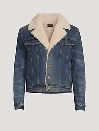 Shearling Denim Jacket