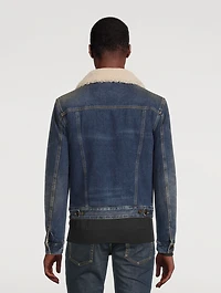 Shearling Denim Jacket