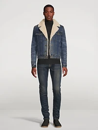 Shearling Denim Jacket