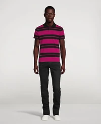 Monogram Polo Shirt Striped Jersey