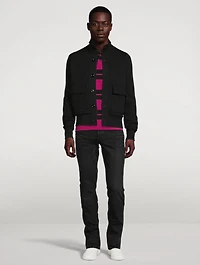 Monogram Polo Shirt Striped Jersey