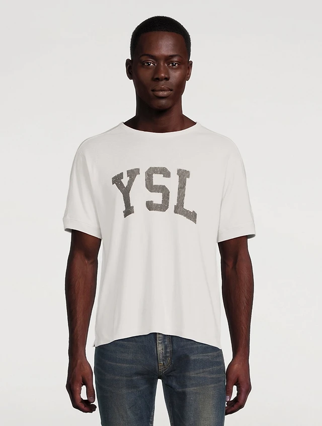 SAINT LAURENT YSL YSL Vintage T-Shirt Square One