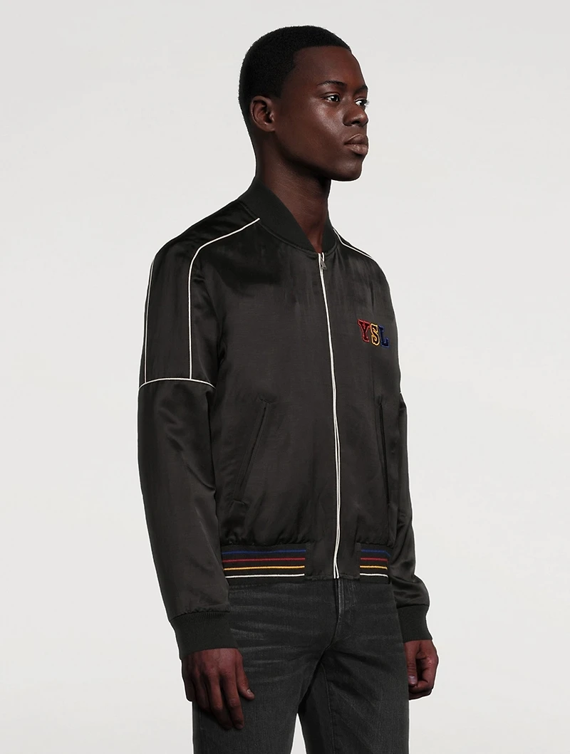YSL Satin Teddy Jacket