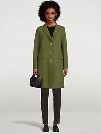 Boiled Wool Coat