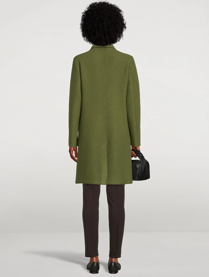Boiled Wool Coat