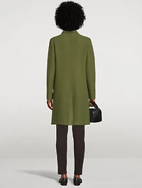 Boiled Wool Coat