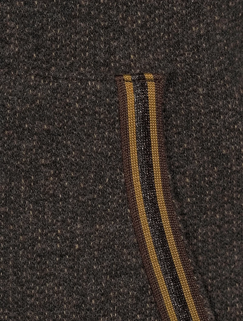 Tipped Hooded Sweater