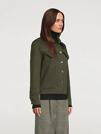 Stretch Denim Jacket