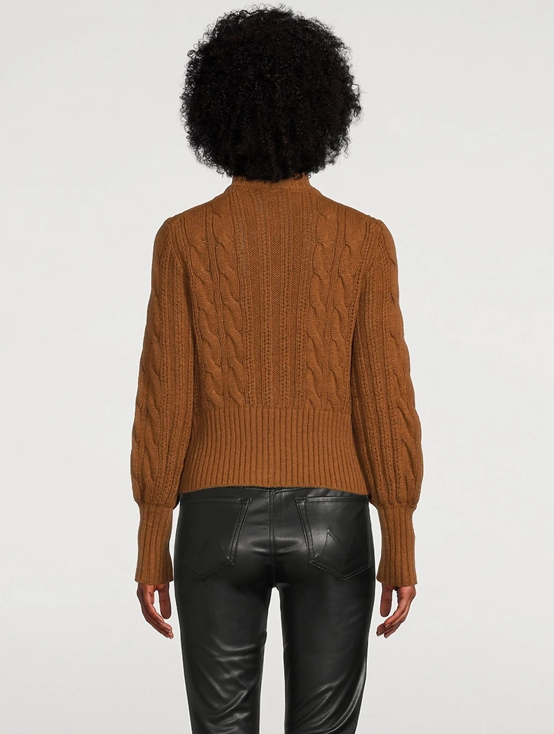 Cable-Knit Cardigan