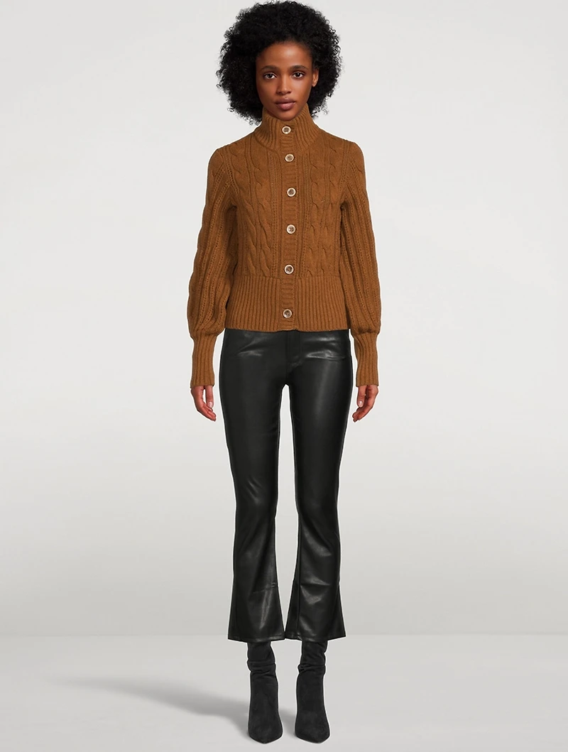 Cable-Knit Cardigan