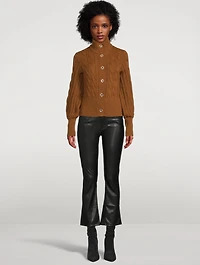 Cable-Knit Cardigan