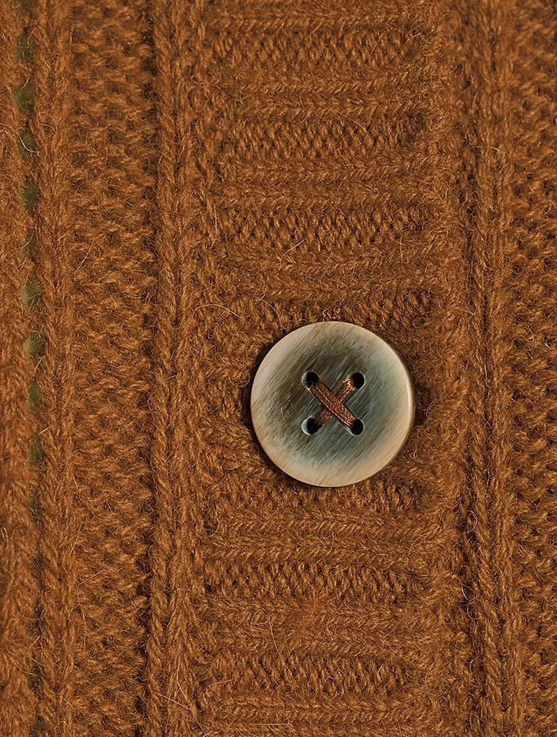 Cable-Knit Cardigan