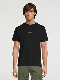 Mixed Media Two Cotton Jersey T-Shirt