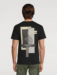 Mixed Media Two Cotton Jersey T-Shirt
