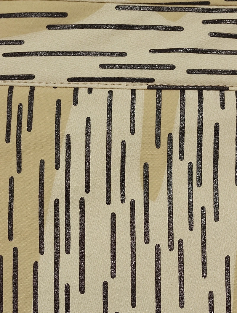 Loose Cargo Pants Camo Print
