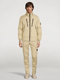 Garment-Dyed Crinkle Down-TC Jacket