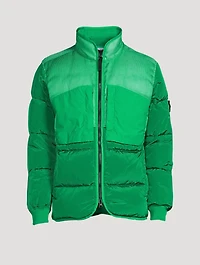 Modified Panama Nylon Mix Down Jacket
