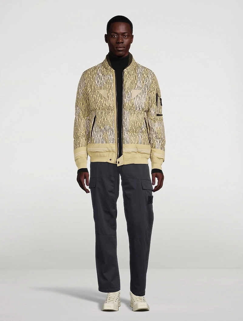 Naslan Light Watro Jacket Rain Camo Print