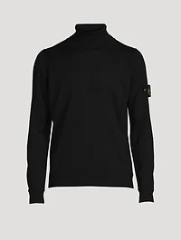 Light Pure Wool Turtleneck Sweater