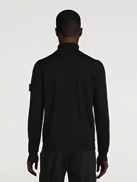 Light Pure Wool Turtleneck Sweater