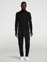 Light Pure Wool Turtleneck Sweater