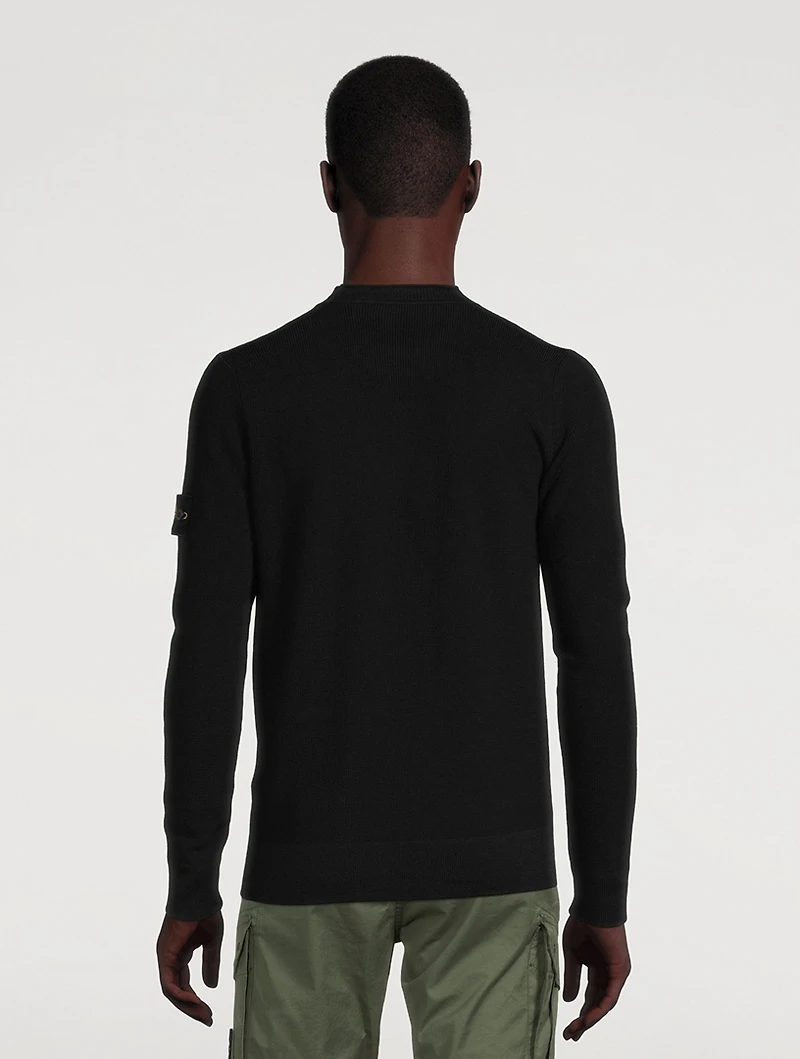 Wool Ribbed Sweater