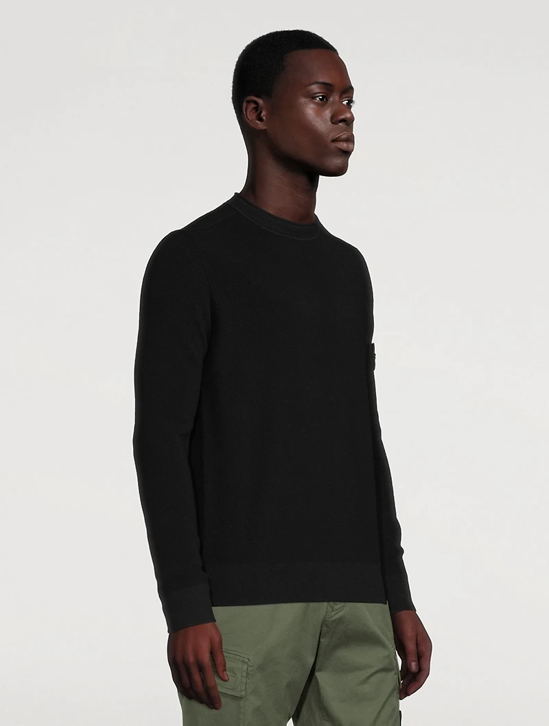 Wool Ribbed Sweater